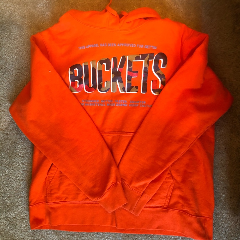Boy orange hoodie